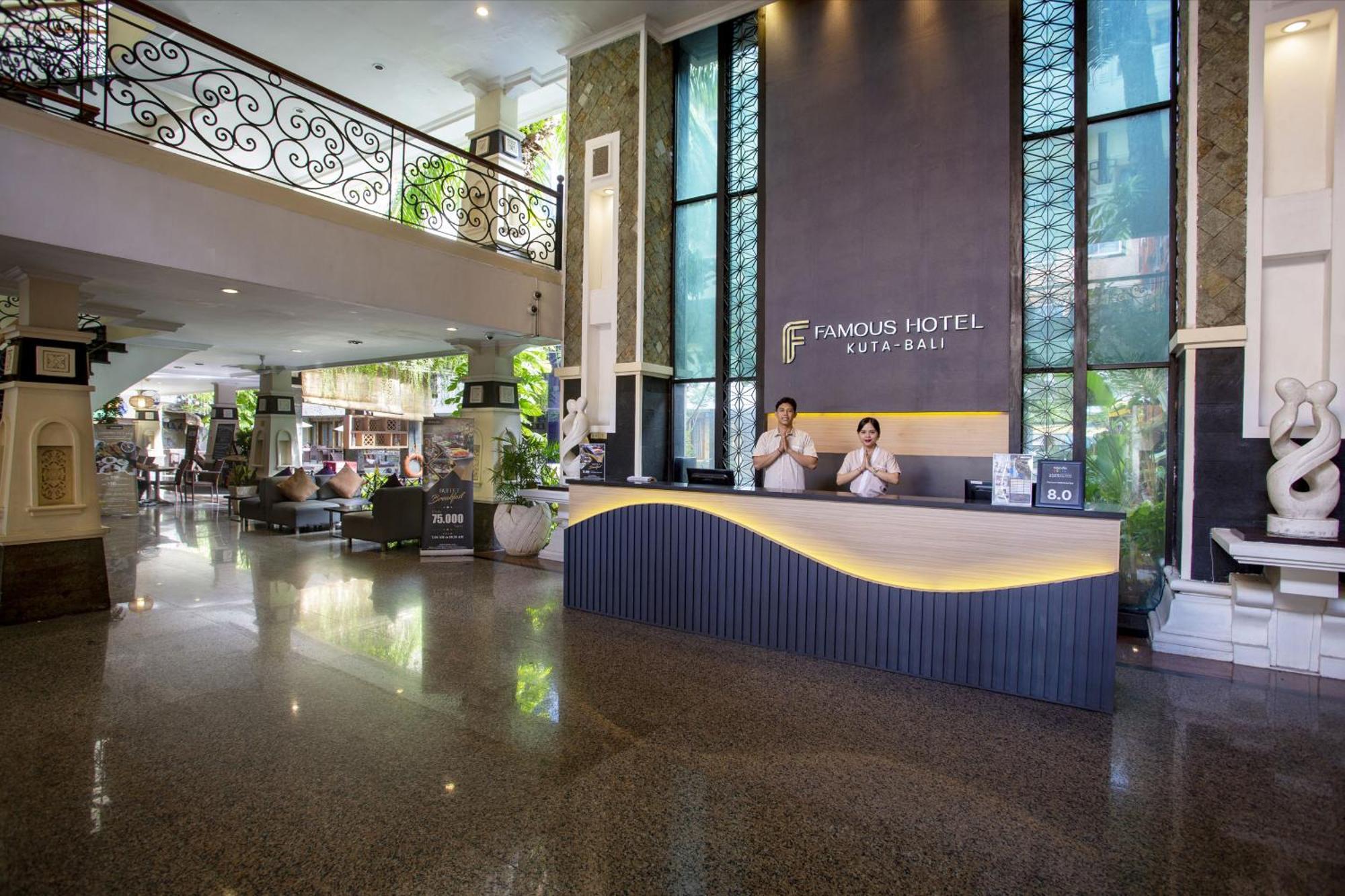 Famous Hotel Kuta Formerly Permata Kuta Hotel Extérieur photo
